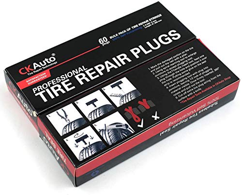 60 pcs 4" Brown Tire Repair Strings Tire Repair Plugs (60 Count)