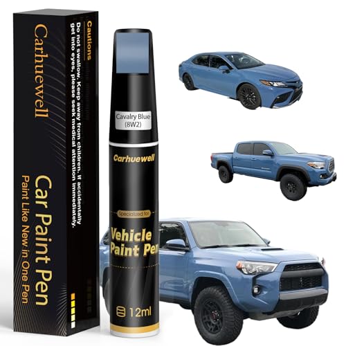 8W2 Cavalry Blue Touch Up Paint Compatible with Toyota