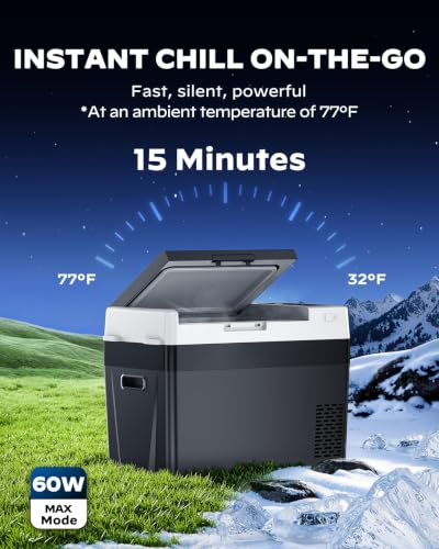 Car Fridge 32QT Portable Freezer