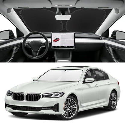 Custom Fit Windshield Sun Shade for BMW 5