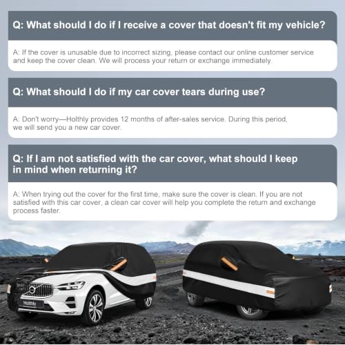 10 Layers SUV Car Cover Custom Fit for Volvo XC60