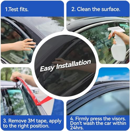Window Visors Rain Guards for 2011 (4 Count)