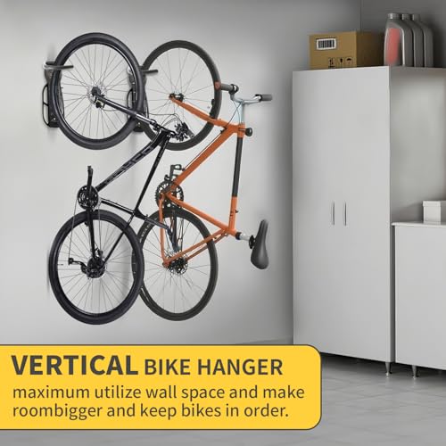 Vertical Bike Rack Wall Mount for Garage