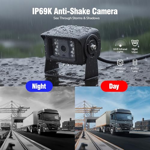 7 inch AHD1080P Wired RV Backup Camera System