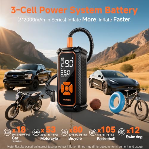 Tire Inflator Portable Air Compressor