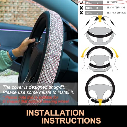 Bling Comfy Steering Wheel Cover for Tesla Model Y