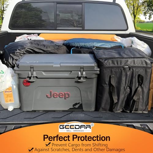 Rubber Bed Mat Compatible with 2024 2025 Toyota Tacoma 5Ft Heavy Duty Truck Bed Mat for Toyota Tacoma 5ft Truck Bed Liner