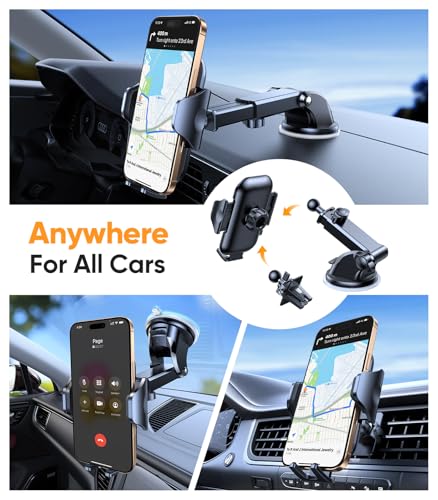 Stable Car Phone Holder [Upgraded Strongest Suction