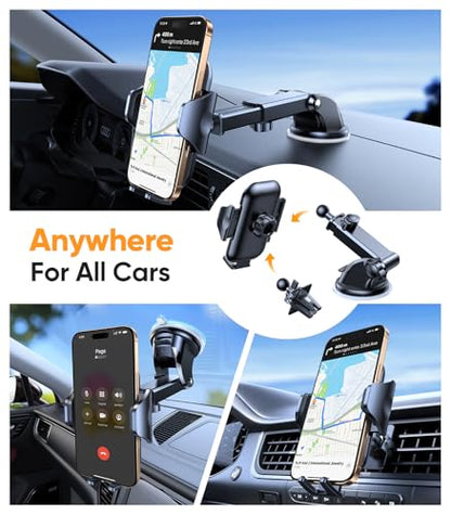 Stable Car Phone Holder [Upgraded Strongest Suction