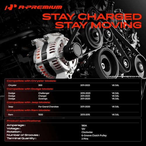 Alternator Compatible with Chrysler 300 11