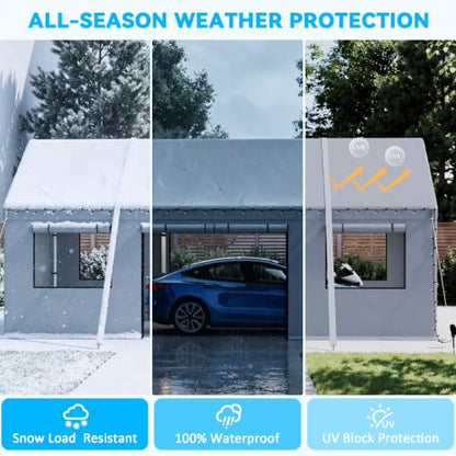10x20 FT Heavy Duty Carport Canopy
