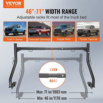 Extendable Steel Truck Ladder Rack
