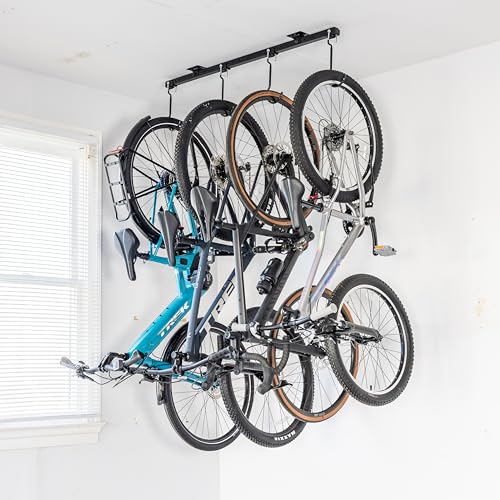 Adjustable Ceiling Mounted Bike Rack for Garage