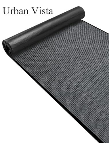 3' x 10' Commercial Grade Striped Brush Step Entrance Mat