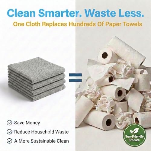 Waffle Weave Microfiber Cloths (12 Count)