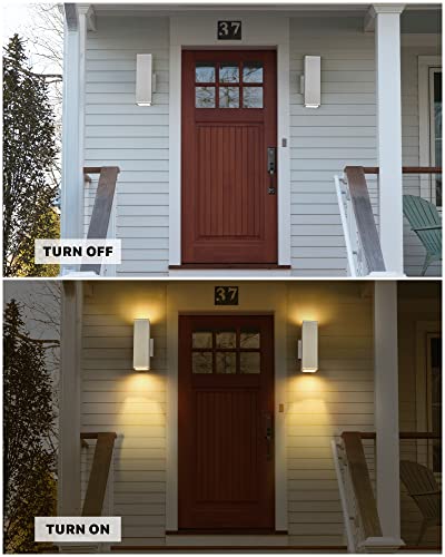 Modern Outdoor Wall Light (2 Count)