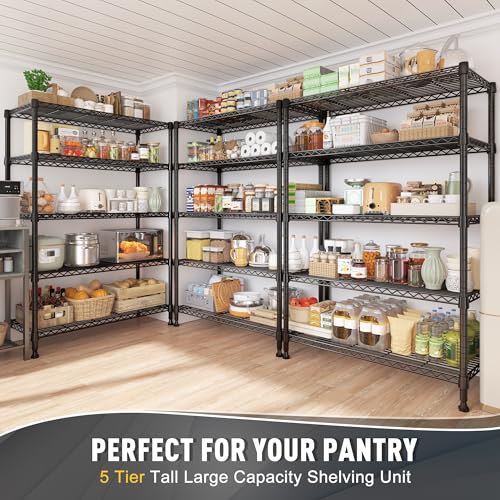 31.5" W 5 Tier Storage Shelves
