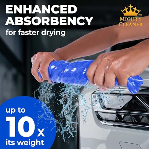 Premium Shammy Cloth for Car Drying (3 Count)