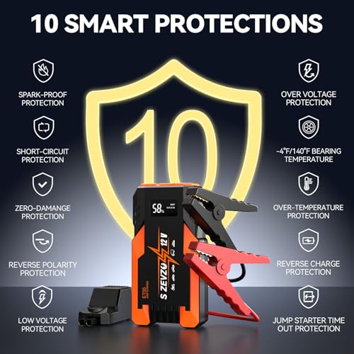 ET05 Jump Starter 5000A Portable Car Jump Starter Battery Pack