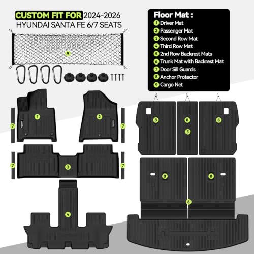 All Weather Floor Mat Set for 2024
