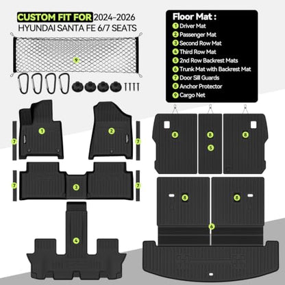 All Weather Floor Mat Set for 2024