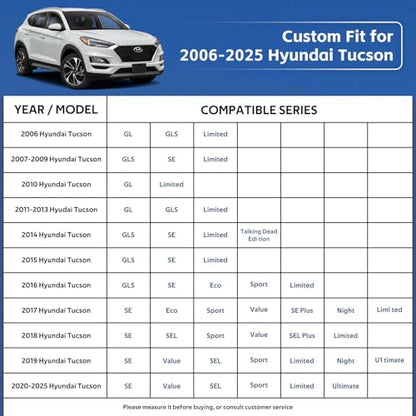 10 Layers SUV Car Cover Custom Fit for Hyundai Tucson