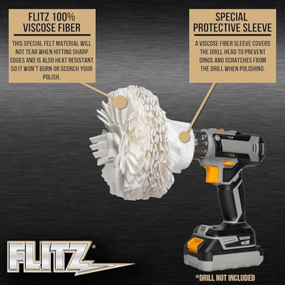 Buff Ball w 1.76oz Metal Polish Paste