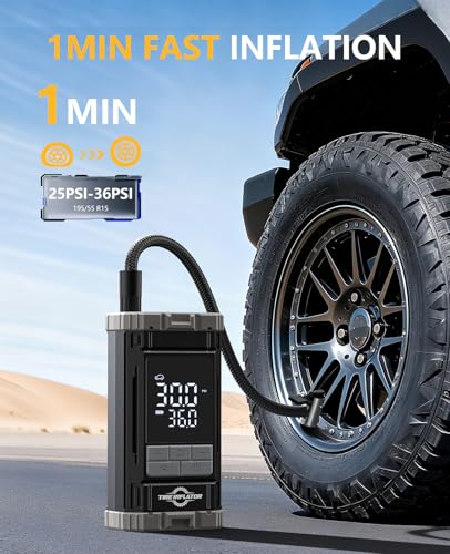 150 PSI Cordless Rechargeable Tire Inflator Portable Air Compressor