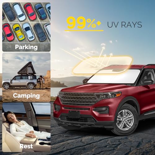 Car Windshield Sun Shade Compatible for 2020