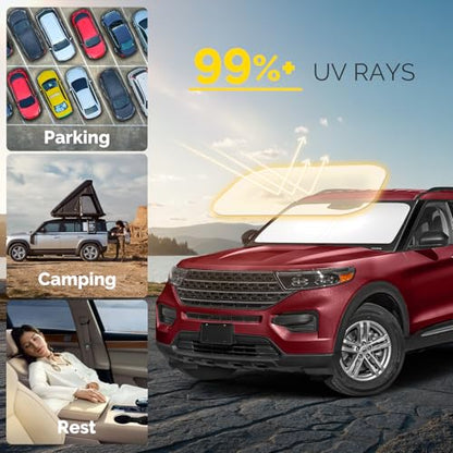 Car Windshield Sun Shade Compatible for 2020
