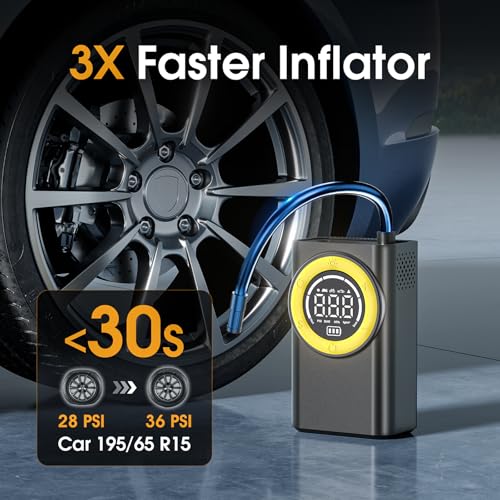 Tire Inflator Portable Air Compressor (500 gram(s))