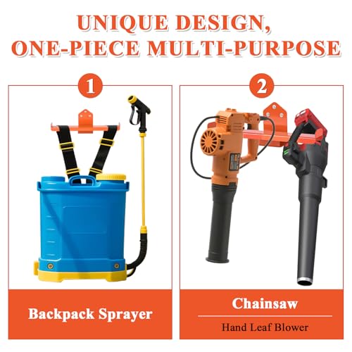 Backpack Leaf Blower Hanger Sprayer Holder Wall Mount 2 Pack