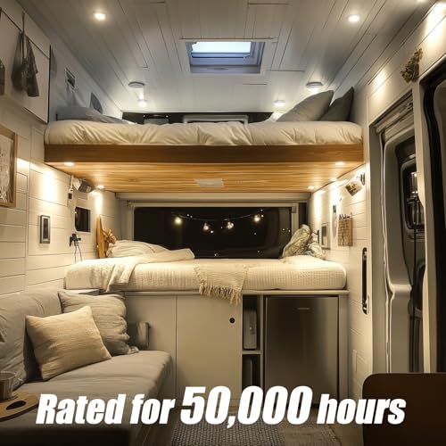 2 Pack RV Recessed LED Ceiling Lights 12V 3”