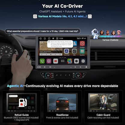 S8MS 10.1" Android Single DIN & Double DIN Car Stereo
