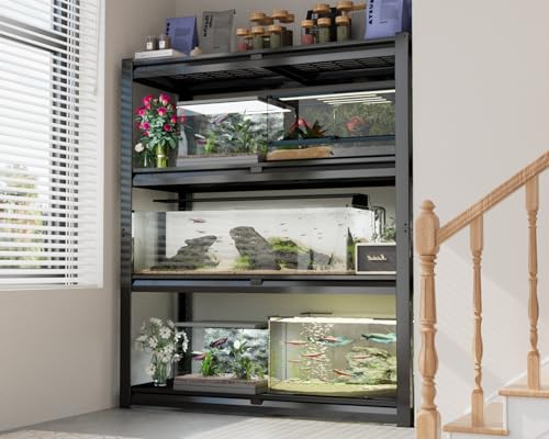 40" W Heavy Duty Garage Shelving 2200 LBS 4 Tier Storage Shelves (3 Count)