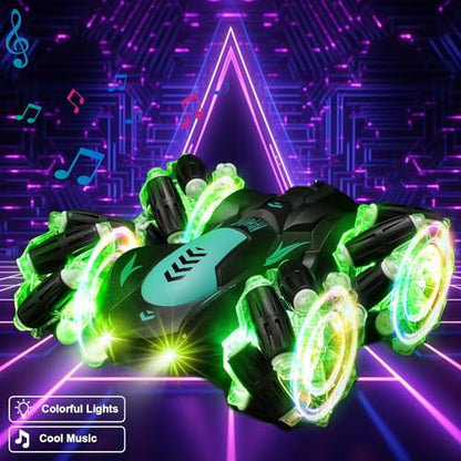 Gesture Sensing RC Stunt Car with Light