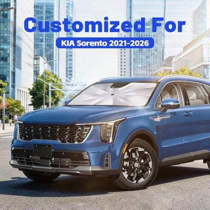 Car Windshield Sun Shade Umbrella for Kia Sorento 2021