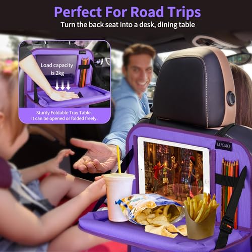 Car Backseat Organizer with Foldable Tablet Holder (42.3288 Ounce)
