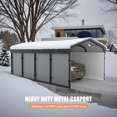 12x20 Heavy Duty Metal Carport