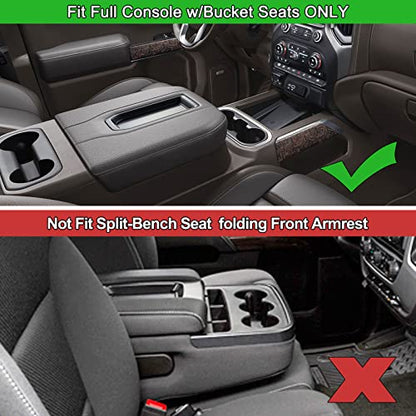 Center Console Organizer for Chevy Silverado & GMC Sierra Red Trim