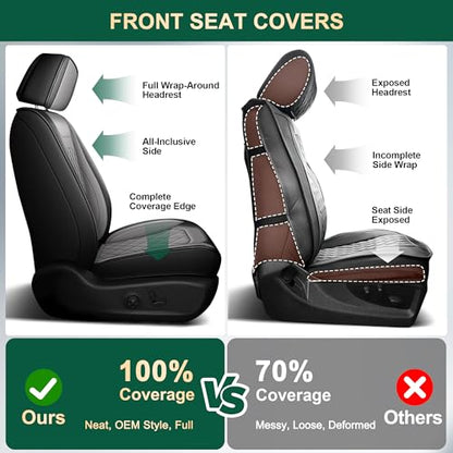 Custom Car Seat Covers for Kicks 2018 (2 Count)