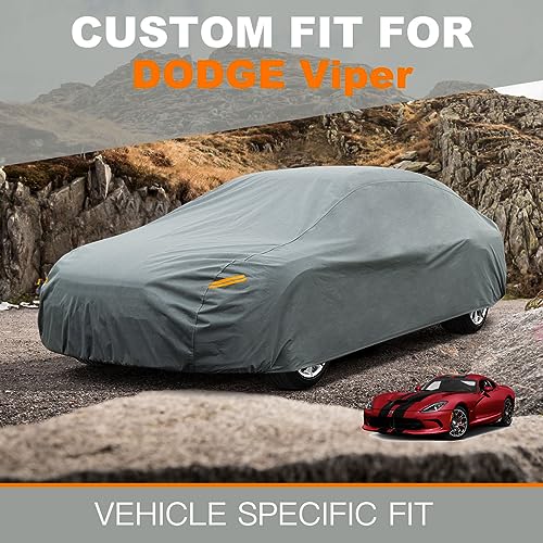 Waterproof Heavy Duty Car Cover Custom Fit Dodge Chrysler Viper