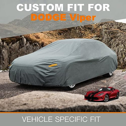 Waterproof Heavy Duty Car Cover Custom Fit Dodge Chrysler Viper