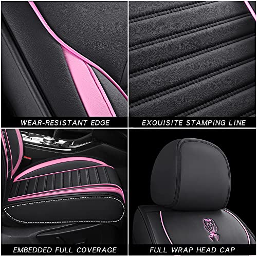 LK Full Set Car Seat Covers for Front Seats and Rear Seats
