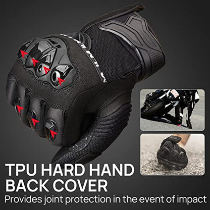 Motorcycle Gloves for Men Women Touchscreen Riding Gloves WD01