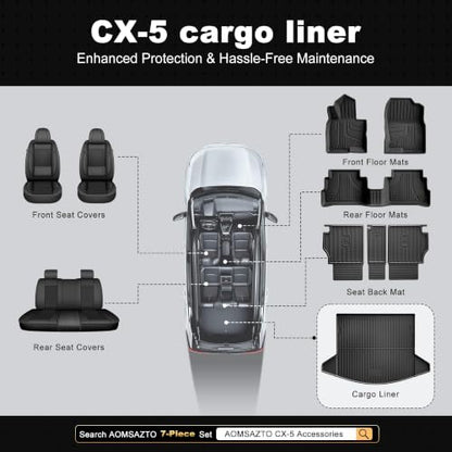 Cargo Liner Set Compatible with 2017