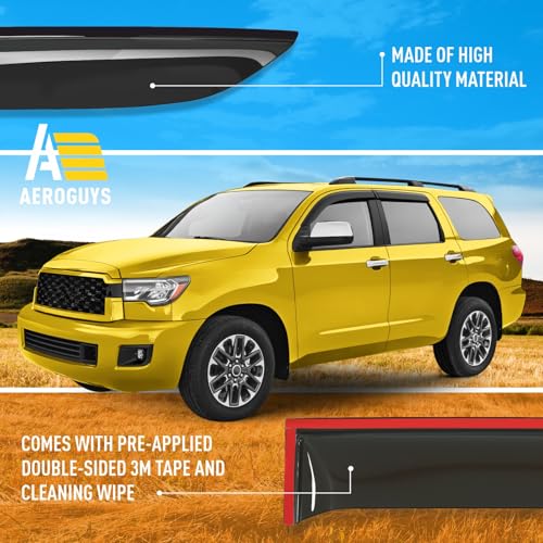 Extra Durable Window Deflectors Tape (4 Count)