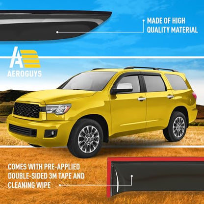 Extra Durable Window Deflectors Tape (4 Count)