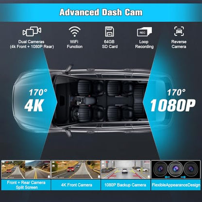10.26" Carplay Screen for Car Portable