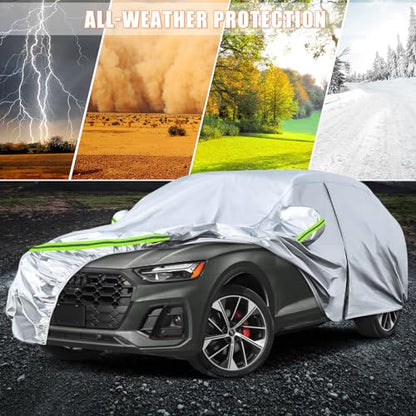 6 Layers Silver Waterproof Car Covers Replace for 2009